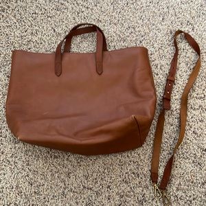 Madewell The Zip top Transport Carryall, English Saddle